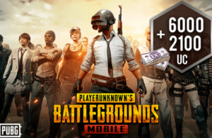 PUBG Mobile 6000 + 2100 UC US