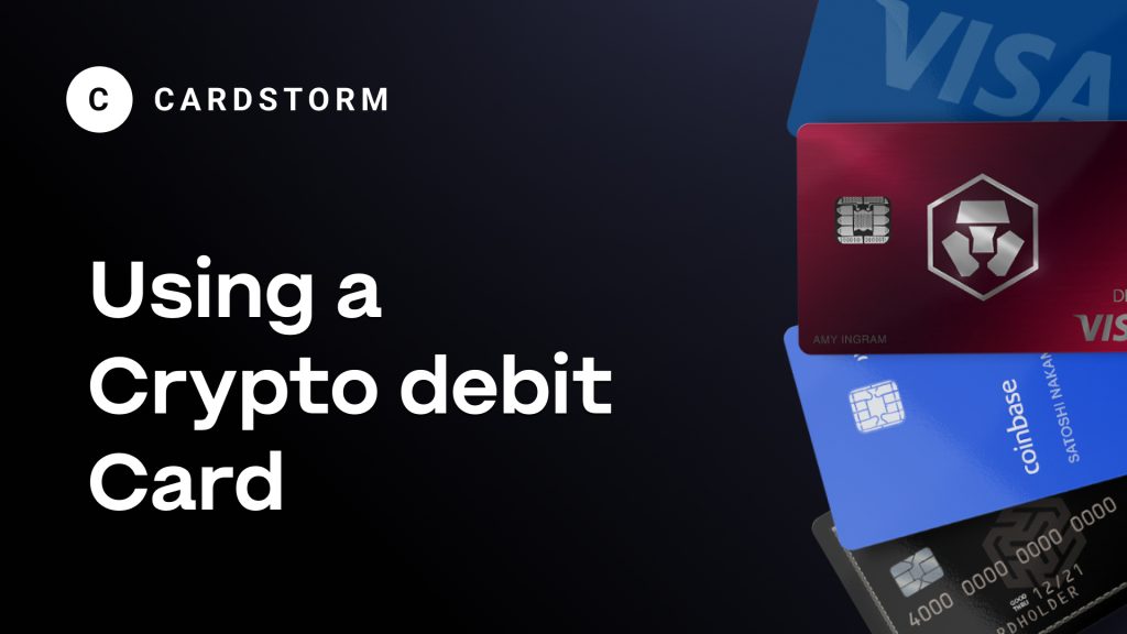 Use a bitcoin debit card