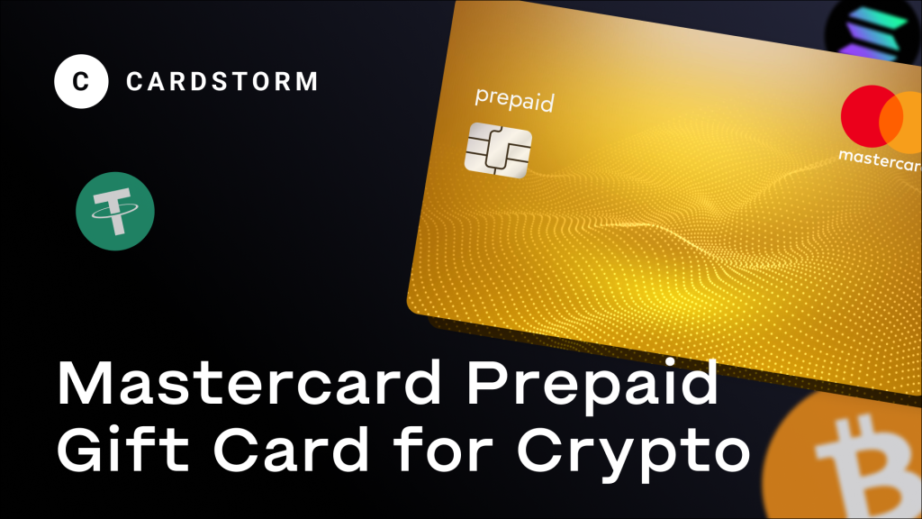 Mastercard prepaid gift card for crypto