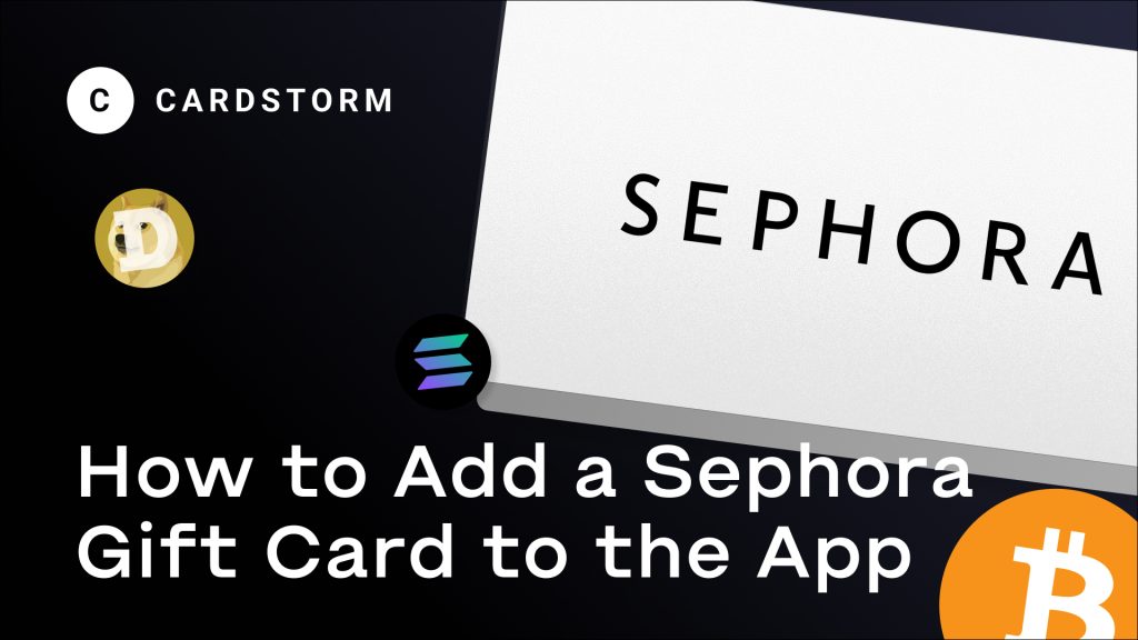 add sephora gift card