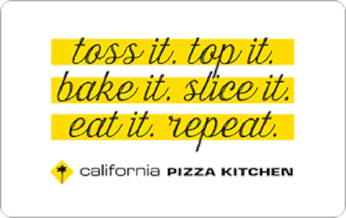 california pizza kitchen card