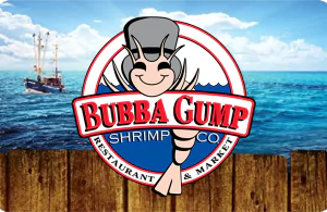 bubba gump restaurant card