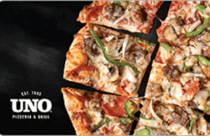 uno's pizzeria & grill card