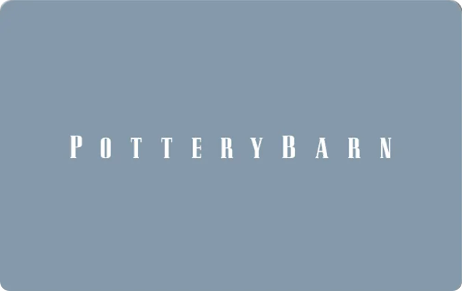 pottery barn card