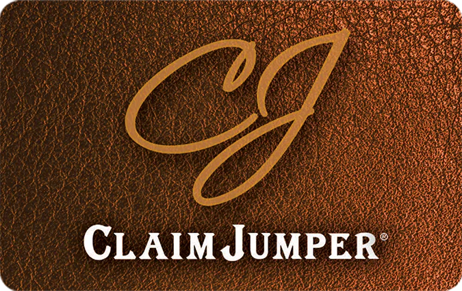 claim jumper restaurant card