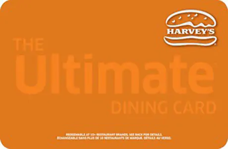 harvey's card