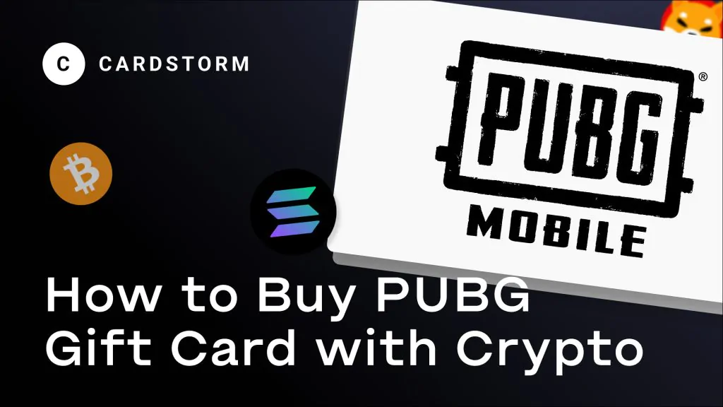 pubg gift card with crypto