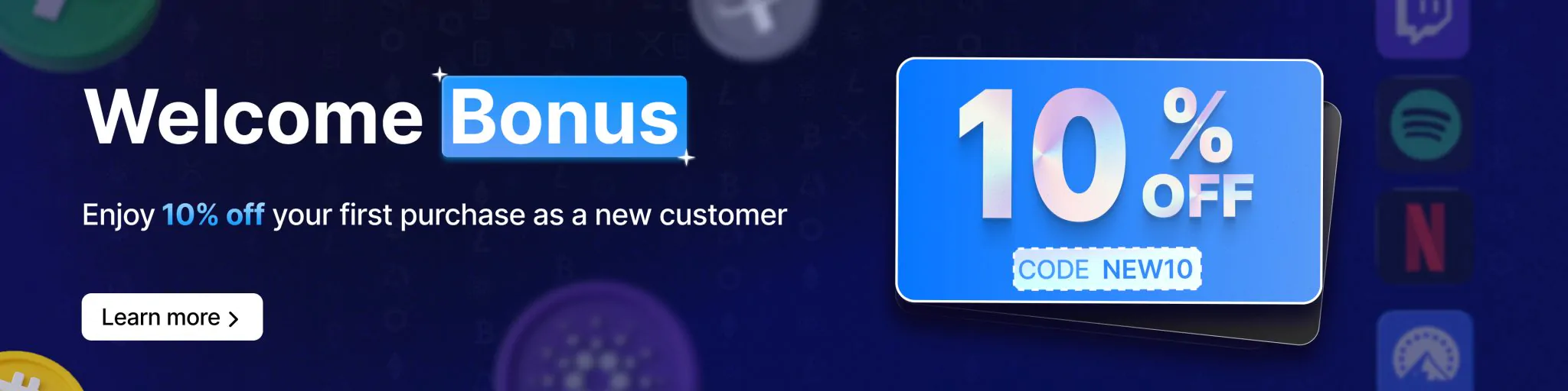 welcome bonus