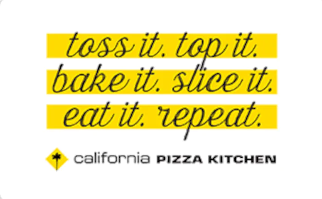 california pizza kitchen card