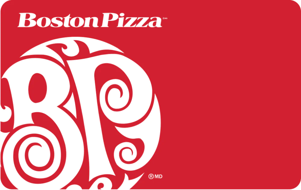 Boston Pizza Gift Card Boston Pizza Gift Card