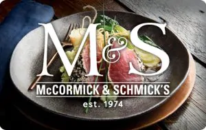 Mc. Cormick & Schmick Gift Card