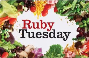 Ruby Tuesday US Gift Card Ruby Tuesday US Gift Card