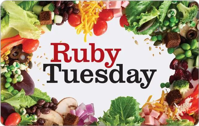 Ruby Tuesday US Gift Card Ruby Tuesday US Gift Card