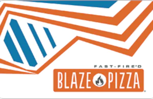 Blaze Pizza Gift Card Blaze Pizza Gift Card