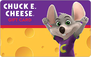Chuck'E Cheese Gift Card Chuck'E Cheese Gift Card