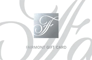 Fairmont Hotel Gift Card Fairmont Hotel Gift Card