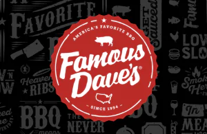 Famous Dave BBQ Gift Card Famous Dave BBQ Gift Card
