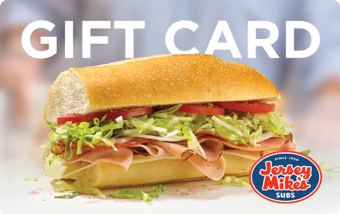 Jersey Mike Gift Card Jersey Mike Gift Card