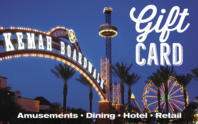 Kemah Boardwalk Gift Card Kemah Boardwalk Gift Card