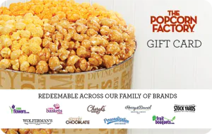 The Popcorn Factory Gift Card