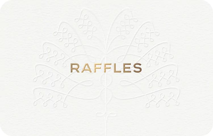 Raffles Hotels & Resort Gift Card Raffles Hotels & Resort Gift Card