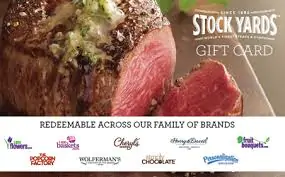 Stock Yards Gift Card Stock Yards Gift Card