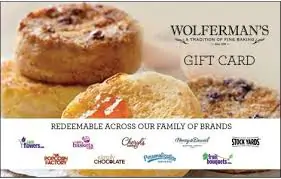 Wolferman’s US Gift Card Wolferman’s US Gift Card