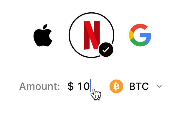 Choose your e-gift card