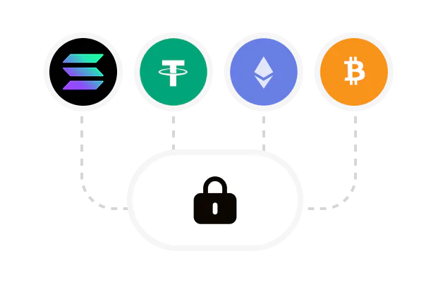 Pay safely with crypto
